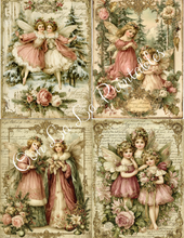 Load image into Gallery viewer, Pink Victorian Christmas- Ooh La La Printables
