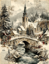 Load image into Gallery viewer, Winter Bridges- Ooh La La Printables