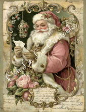 Load image into Gallery viewer, Pink Victorian Christmas- Ooh La La Printables