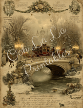 Load image into Gallery viewer, Winter Bridges- Ooh La La Printables