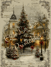 Load image into Gallery viewer, Holiday Hamlet- Ooh La La Printables