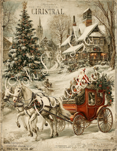 Load image into Gallery viewer, Christmas Countryside Manor- Ooh La La Printables
