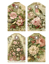 Load image into Gallery viewer, Pink Victorian Christmas- Ooh La La Printables