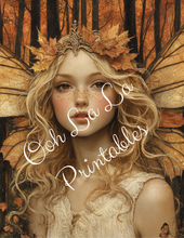 Load image into Gallery viewer, Gentle Autumn Fairies Journal Bundle- Ooh La La Printables