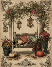 Load image into Gallery viewer, Cozy Autumn Porches- Ooh La La Printables