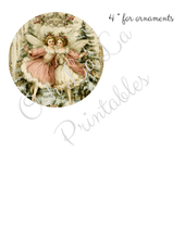 Load image into Gallery viewer, Pink Victorian Christmas- Ooh La La Printables