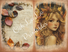 Load image into Gallery viewer, Gentle Autumn Fairies Journal Bundle- Ooh La La Printables