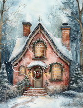Load image into Gallery viewer, Snowy Christmas Cottages- Ooh La La Printables