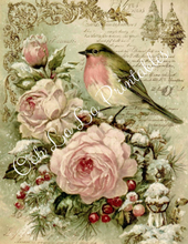 Load image into Gallery viewer, Pink Victorian Christmas- Ooh La La Printables