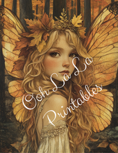 Load image into Gallery viewer, Gentle Autumn Fairies Journal Bundle- Ooh La La Printables