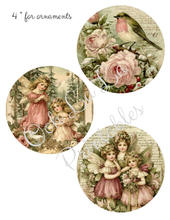 Load image into Gallery viewer, Pink Victorian Christmas- Ooh La La Printables