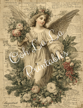 Load image into Gallery viewer, Vintage Fairy Christmas- Ooh La La Printables