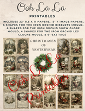 Load image into Gallery viewer, Christmases Of Yesteryear- Ooh La La Printables