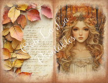 Load image into Gallery viewer, Gentle Autumn Fairies Journal Bundle- Ooh La La Printables