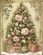 Load image into Gallery viewer, Pink Victorian Christmas- Ooh La La Printables