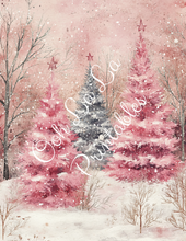 Load image into Gallery viewer, Pink Christmas Trees, Snowmen, & Nutcracker Bundle- Ooh La La Printables