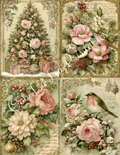 Load image into Gallery viewer, Pink Victorian Christmas- Ooh La La Printables
