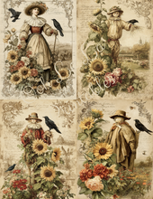 Load image into Gallery viewer, Sunflowers & Scarecrows- Ooh La La Printables