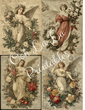 Load image into Gallery viewer, Vintage Fairy Christmas- Ooh La La Printables