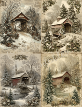 Load image into Gallery viewer, Winter Bridges- Ooh La La Printables