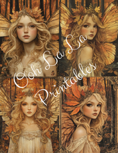 Load image into Gallery viewer, Gentle Autumn Fairies Journal Bundle- Ooh La La Printables