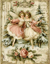 Load image into Gallery viewer, Pink Victorian Christmas- Ooh La La Printables