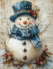 Load image into Gallery viewer, Frosty Snowmen- Ooh La La Printables