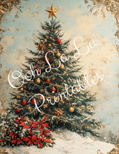 Load image into Gallery viewer, Vintage Angels & Christmas Trees- Ooh La La Printables