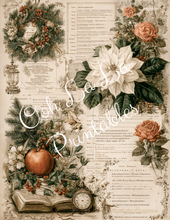 Load image into Gallery viewer, Vintage Fairy Christmas- Ooh La La Printables