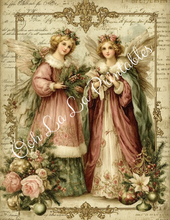 Load image into Gallery viewer, Pink Victorian Christmas- Ooh La La Printables