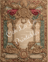 Load image into Gallery viewer, Victorian Hollow- Ooh La La Printables