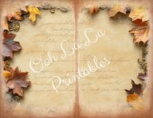 Load image into Gallery viewer, Gentle Autumn Fairies Journal Bundle- Ooh La La Printables
