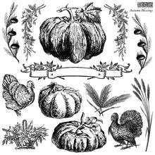 Load image into Gallery viewer, 2025 Winter Holiday Collection Iron Orchid Autumn Blessings 12x12 Stamp