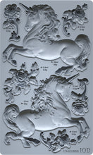 Load image into Gallery viewer, Summer 2025- IOD Unicorns 5x7 Mould