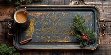 Load image into Gallery viewer, 2024 Winter Hoilday TINSEL IOD GOLD FOIL TRANSFER 8 PAGES 8x12