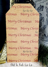 Load image into Gallery viewer, Ho Ho Ho Santa Shelf Sitter/Door Hanger