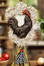 Load image into Gallery viewer, French Country Rooster Ornament- Handcrafted