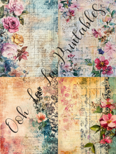 Load image into Gallery viewer, Floral Bundle- Ooh La La Digital Printables