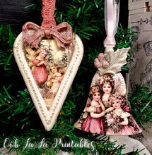 Load image into Gallery viewer, Pink Victorian Christmas- Ooh La La Printables