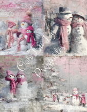 Load image into Gallery viewer, Pink Christmas Trees, Snowmen, & Nutcracker Bundle- Ooh La La Printables