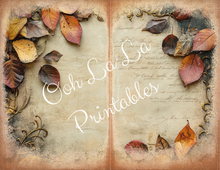 Load image into Gallery viewer, Gentle Autumn Fairies Journal Bundle- Ooh La La Printables
