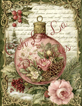 Load image into Gallery viewer, Vintage Pink Noel- Ooh La La Printables