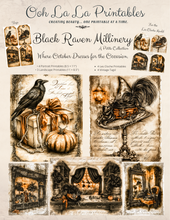 Load image into Gallery viewer, Black Raven Millinery- A Petite Collection- Ooh La La Printables