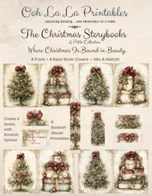 Load image into Gallery viewer, The Christmas Storybooks- A Petite Bookish Collection- Ooh La La Printables