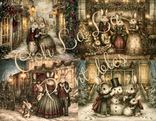 Load image into Gallery viewer, Christmas with the Bunnymores- Ooh La La Printables