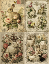 Load image into Gallery viewer, Vintage Le Lapin- Ooh La La Printables