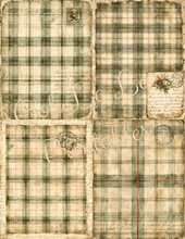 Load image into Gallery viewer, Vintage Plaids- Ooh La La Printables