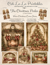 Load image into Gallery viewer, The Christmas Parlor Petite Collection- Ooh La La Printables