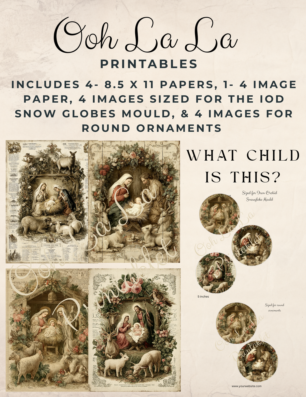What Child Is This?- Ooh La La Printables