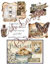 Load image into Gallery viewer, Ephemera Collection- Ooh La La Printables